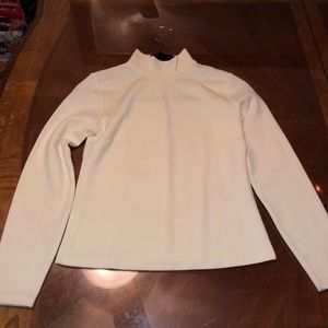 White long sleeve tee/ thin sweater
